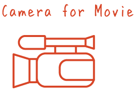 Camera for Movieのイラスト