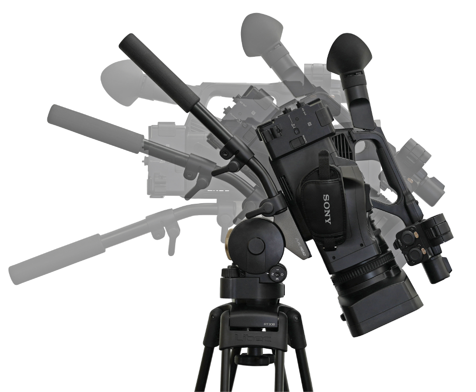 Libec HS-150 一眼・小型ビデオカメラ用高性能三脚システム(グランドスプレッダー/アルミ) — SYSTEM5